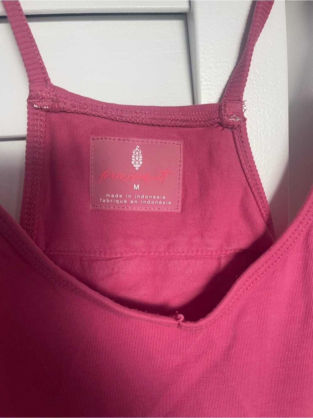 Free People Magenta Spaghetti-Strap Jumpsuit with Pockets - Picture 2 of 2